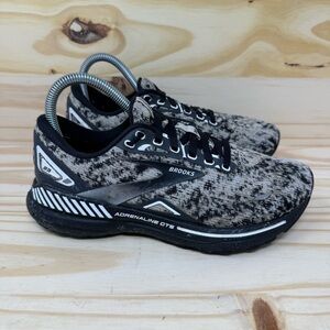 Brooks Adrenaline GTS 23 Running Shoes Womens Size 7 B Black & White Sneakers